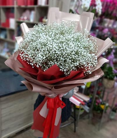 Букет цветов из: Гипсофила в Гирей
