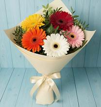 Букет цветов из:  Герберы в Гирей