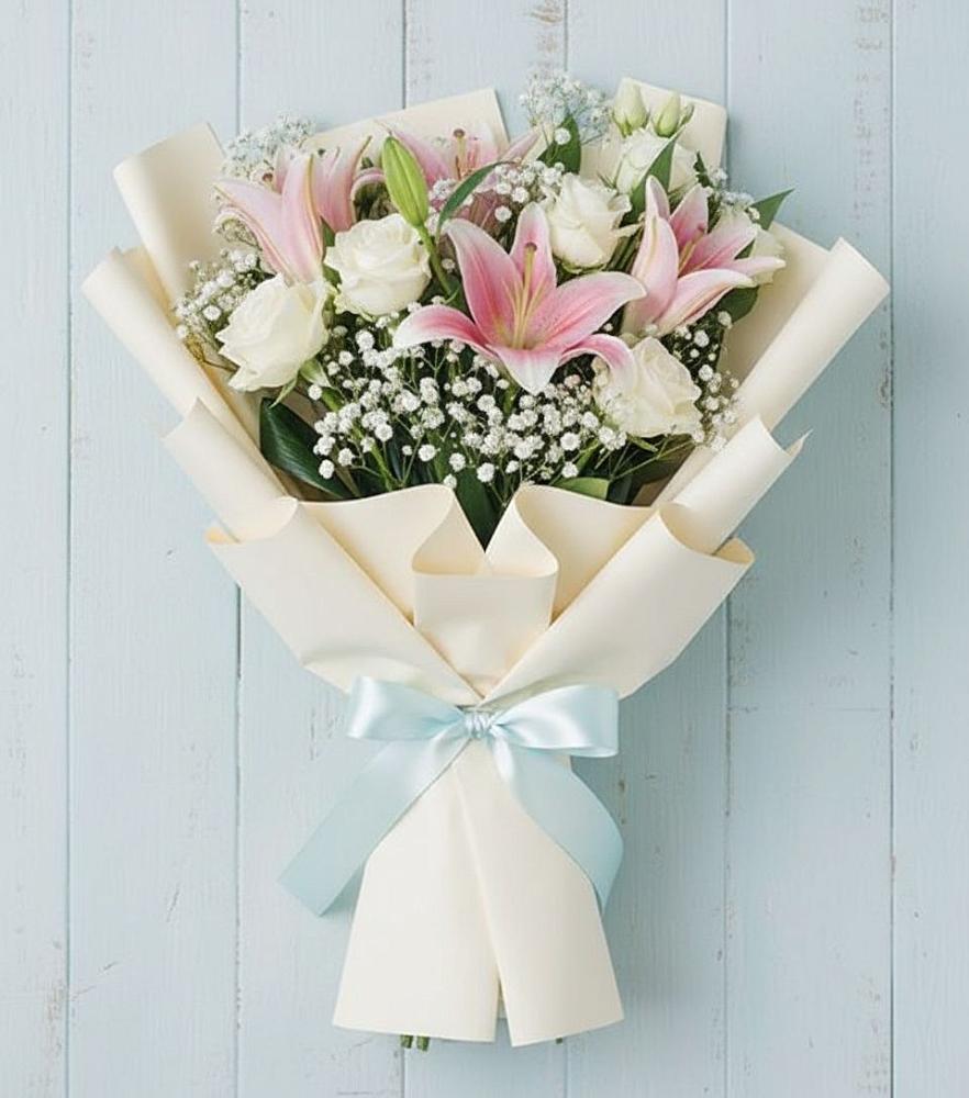 Букет цветов из: Лилии в Гирей