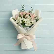 Букет цветов из:  Альстромерии в Гирей