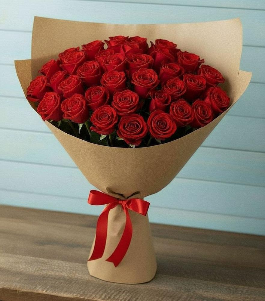 Букет Красные розы Милано в Гирей