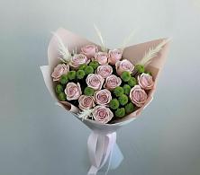 Букет цветов из:  Розы и Хризантемы в Гирей
