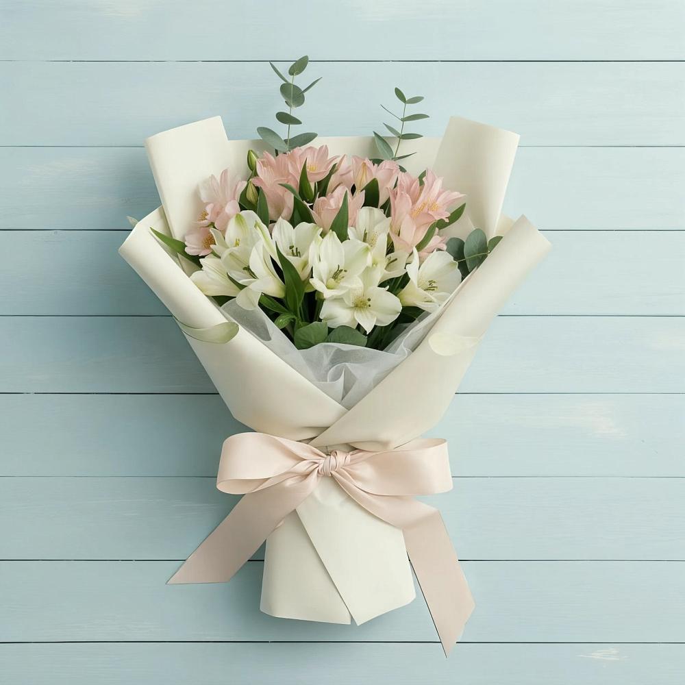 Букет цветов из: Альстромерии в Гирей