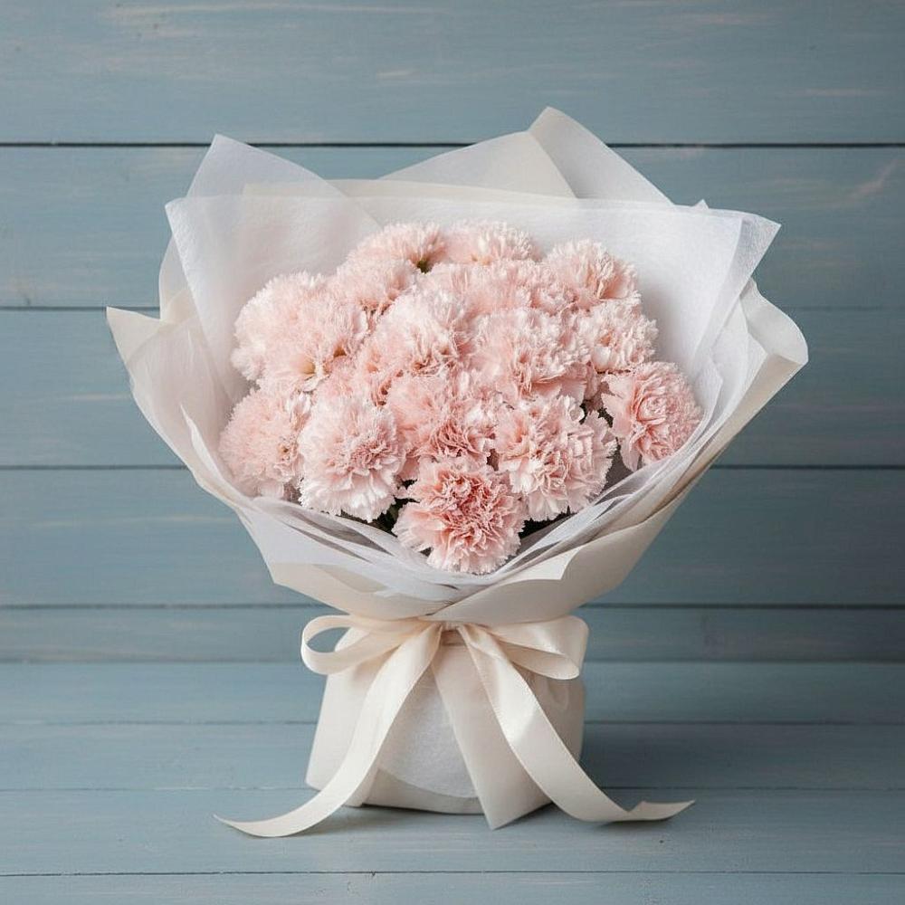 Букет цветов из: Гвоздики в Гирей