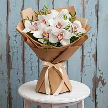 Букет цветов из:  Орхидеи и Розы в Гирей